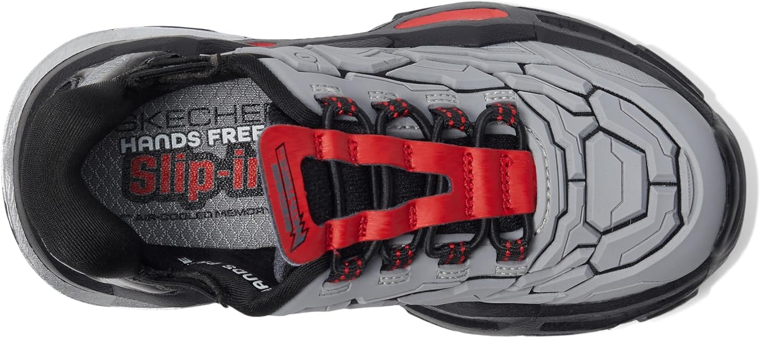 Кроссовки Skechers Unisex-Child Skech-Bots - Orbitron, черный/серый — фото 3