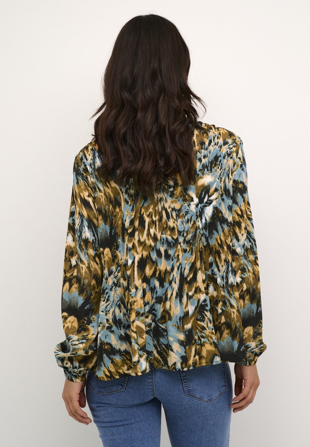

Блузка Bplaura Long Sleeve Kaffe, коричневый