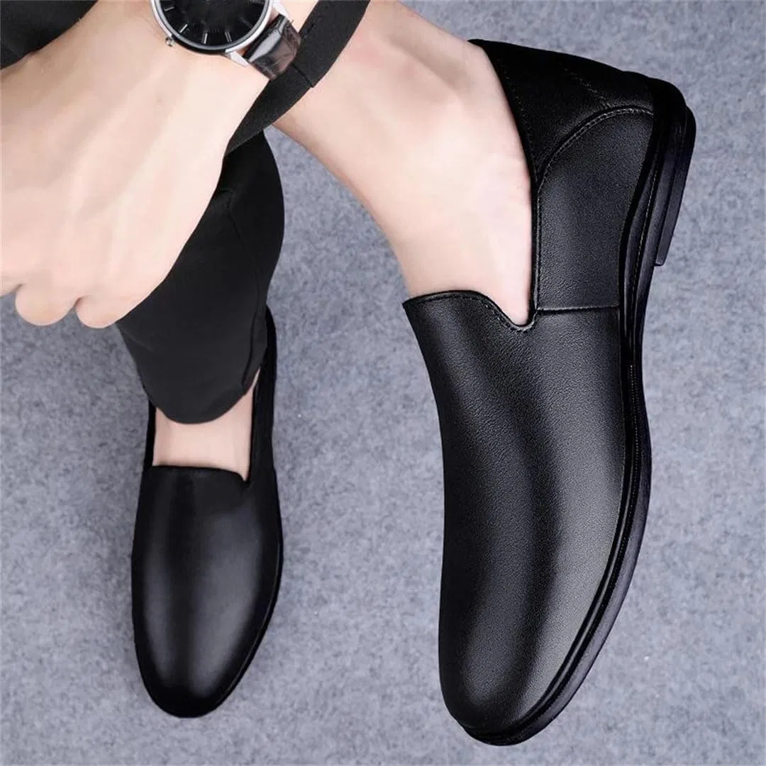 Лоферы кожаные Loafers Slip-On Driving Shoes Brown — фото 4