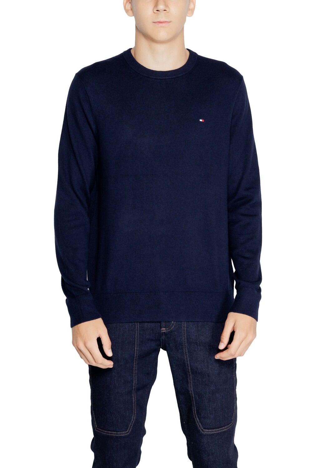 

Джемпер Tommy Hilfiger с круглым вырезом, синий