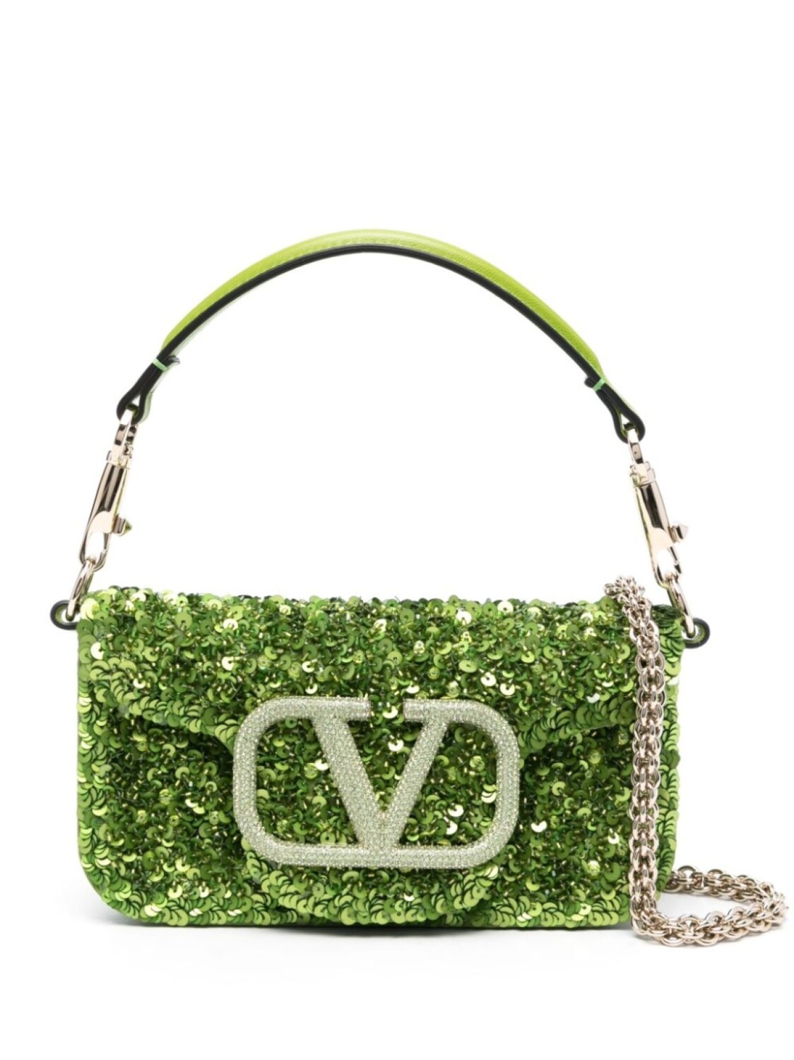 

Valentino Garavani мини-сумка с логотипом VLogo Signature, зеленый