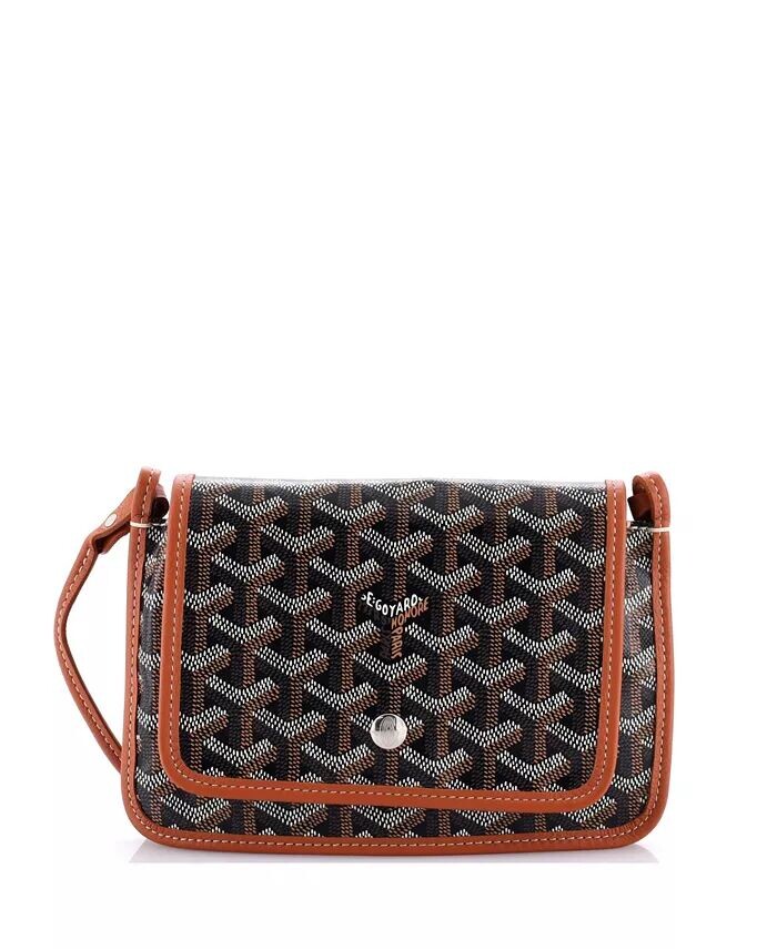 

Кошелек-клатч Plumet из покрытого холста Pre-Owned Goyard, черный