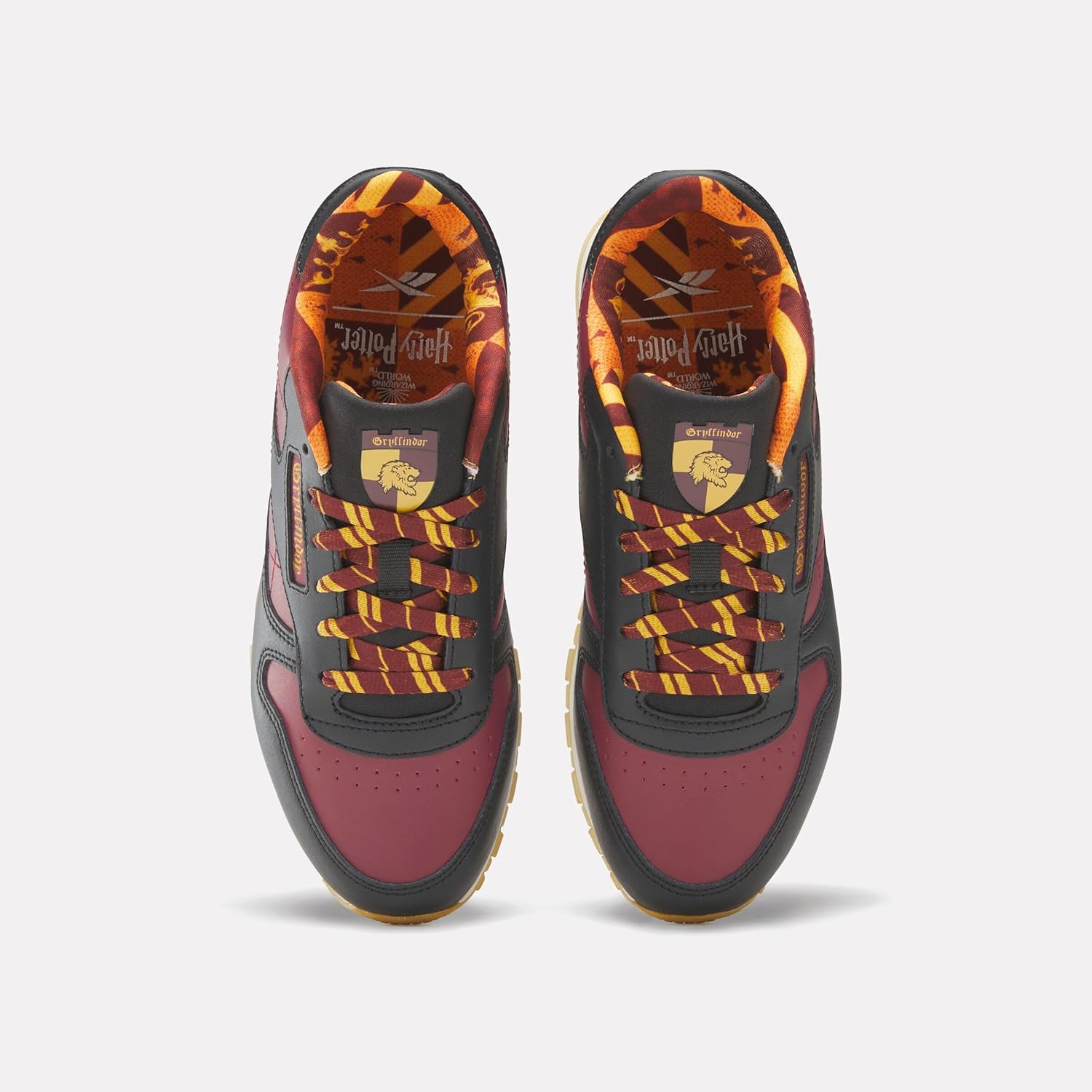 Детские кроссовки Reebok унисекс Harry Potter Classic Leather, черный — фото 3
