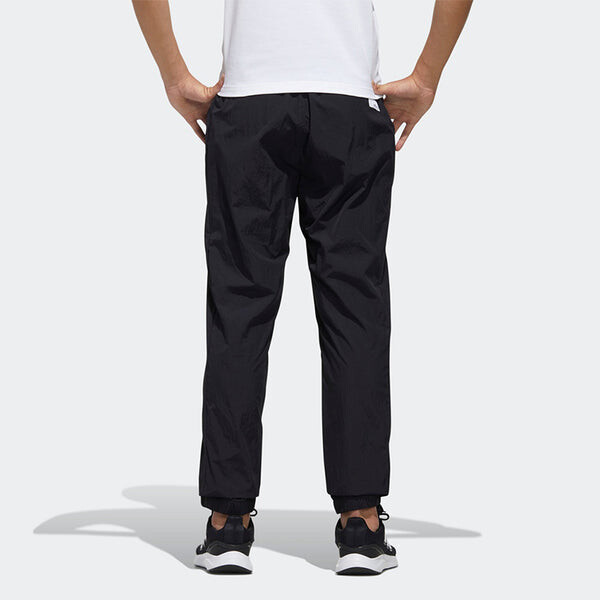 Спортивные штаны adidas neo M Ss Tp 2 Alphabet Logo Printing Sports Pants Black, черный — фото 4