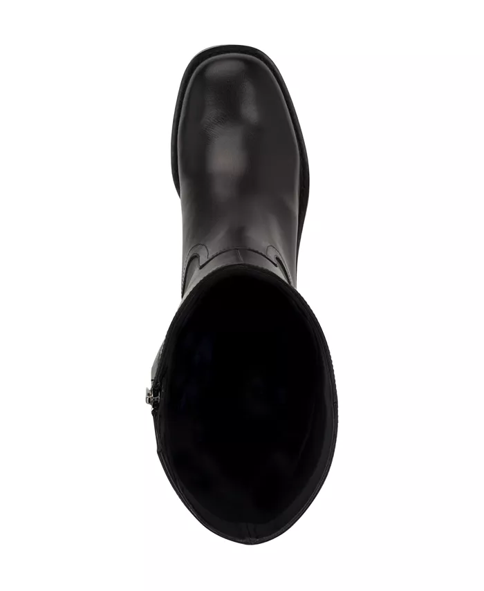 Женские ботинки Broklyn на высоком каблуке из кожи Nine West, черный — фото 4