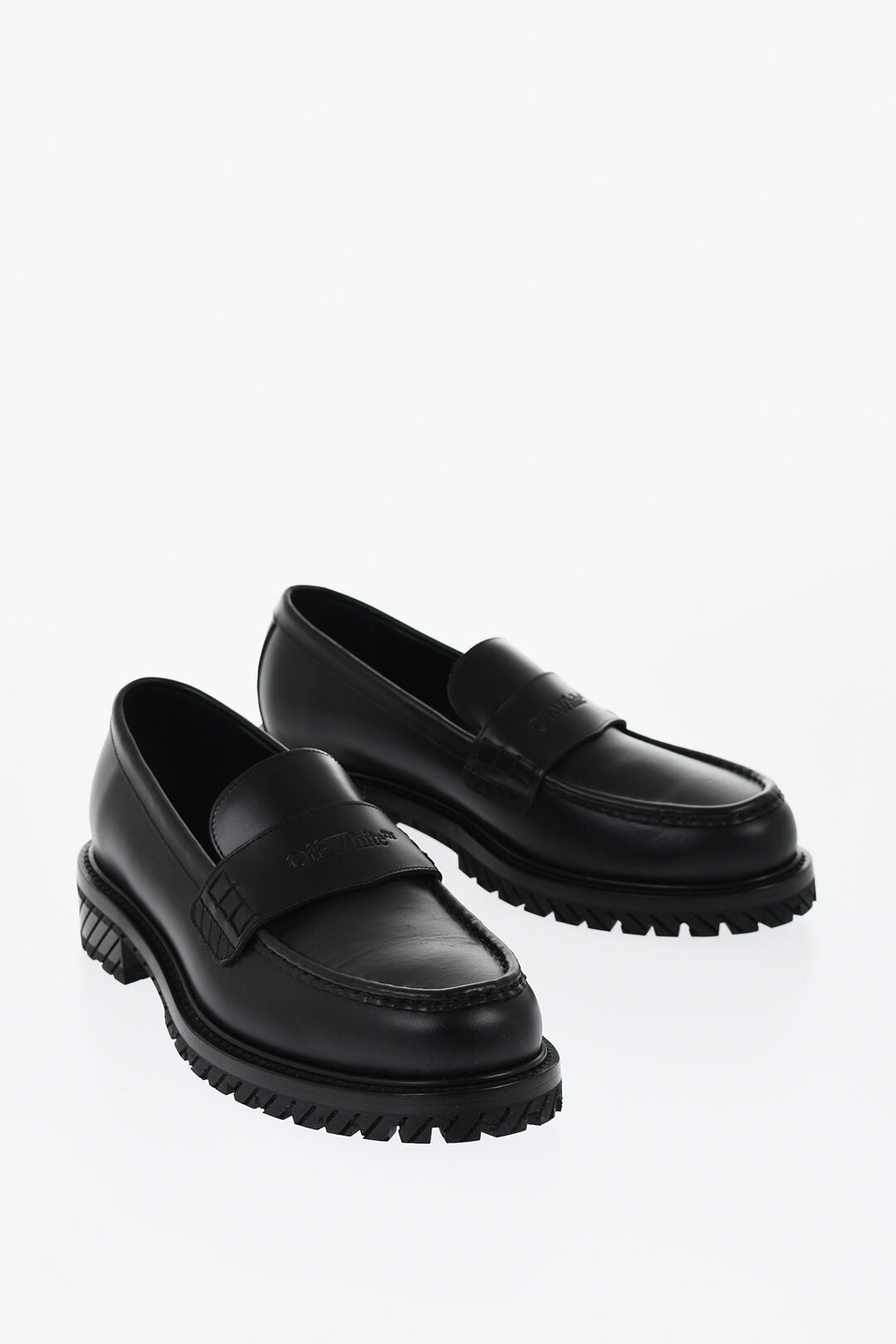 

Кожаные военные мокасины Off-White