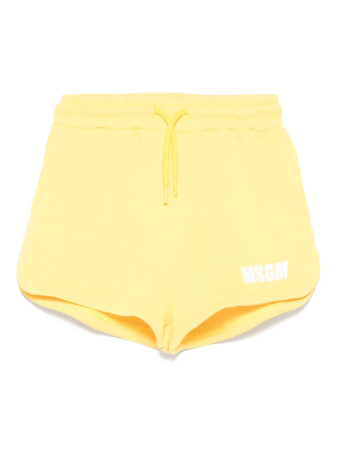 

Шорты с логотипом MSGM Kids, желтый
