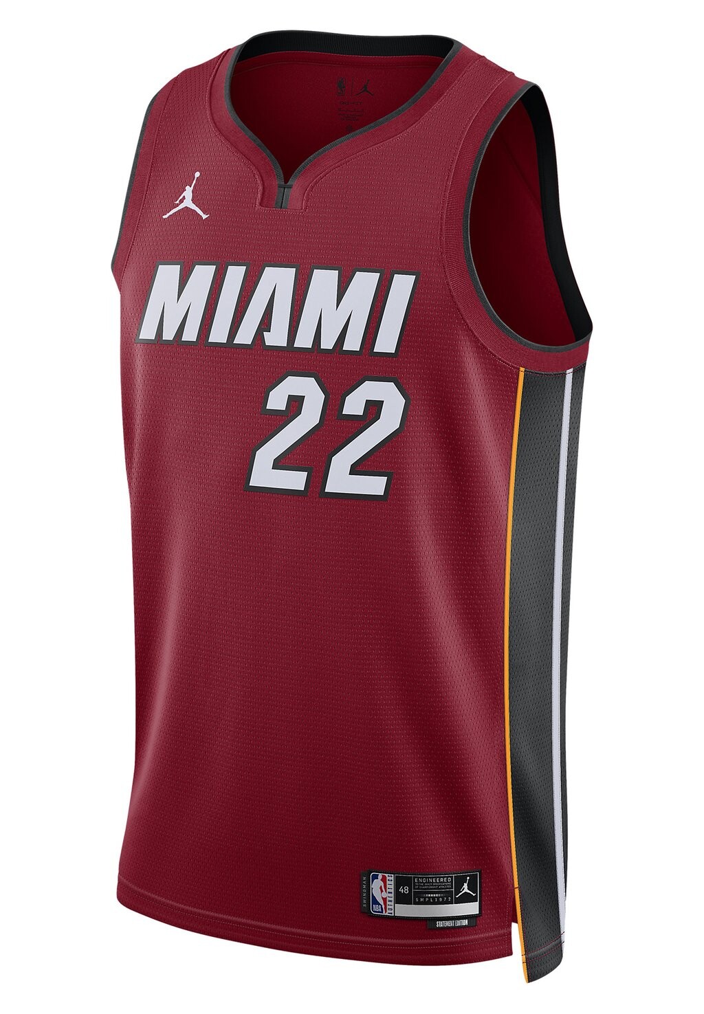 

Топ NBA MIAMI HEAT JIMMY BUTLER STATEMENT SWINGMAN JERSEY Nike, цвет tough red/butler jimmy