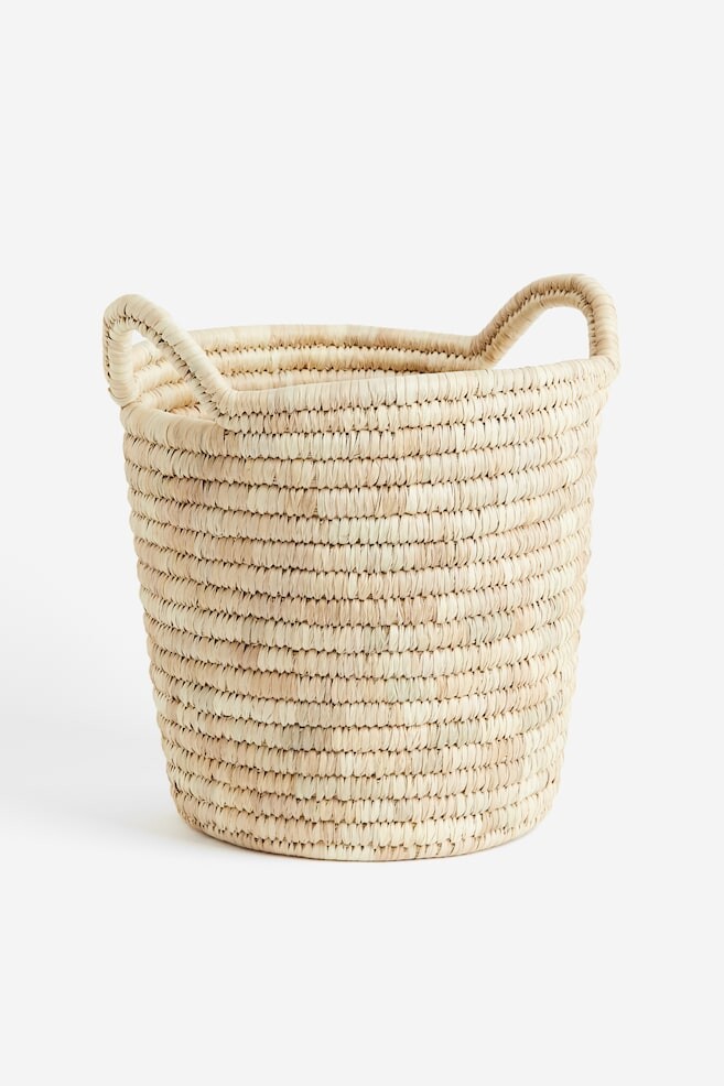 

Круглая корзина из морских водорослей H&M, бежевый