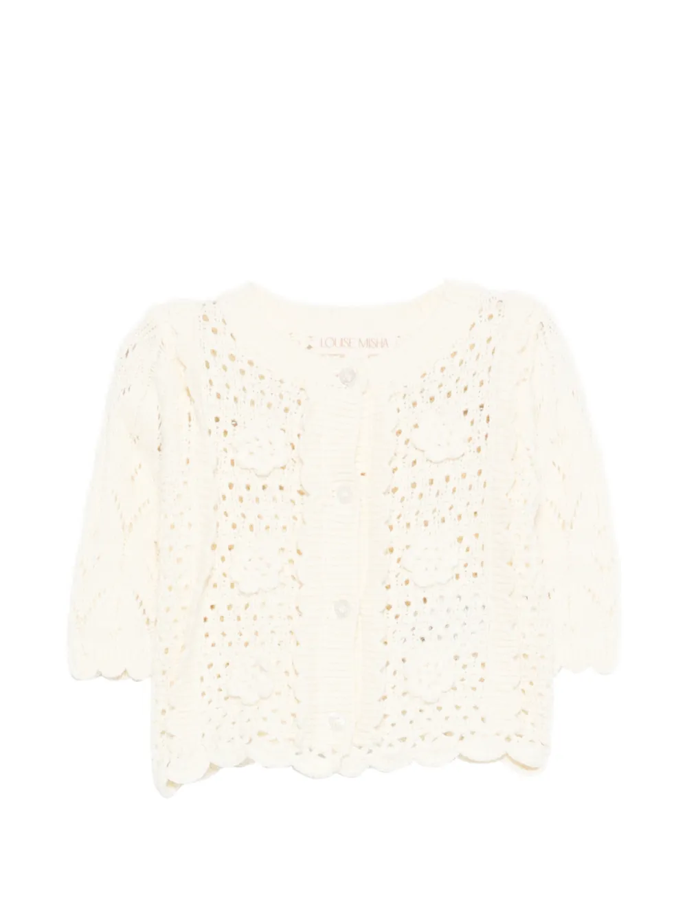 

Кардиган с цветочным декором цвета чая Louise Misha, бежевый