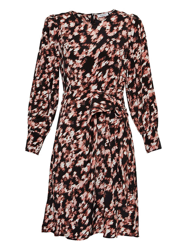 

Платье до колена MOSS COPENHAGEN Kleid Bellamaya Rhian, цвет Schwarz/Rosa