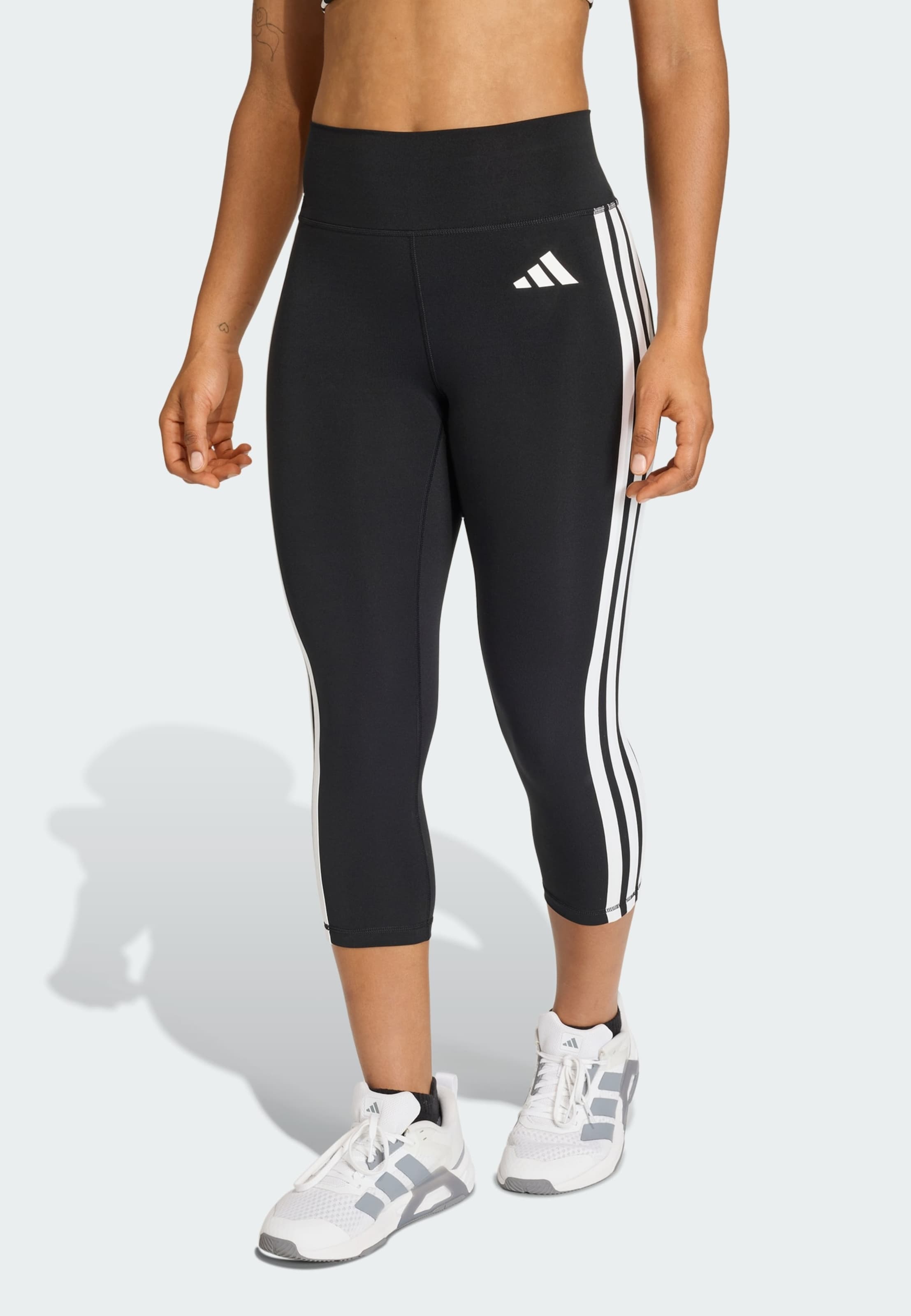 Adidas Performance Узкие спортивные штаны 'Optime Essentials' в черном цвете — фото 2
