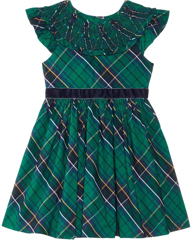 

Платье Janie and Jack Green Plaid Dress, зеленый