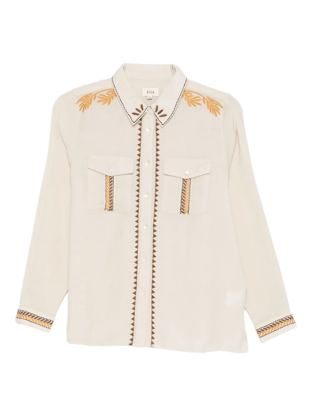 

Вышитая рубашка Diega, нейтральный