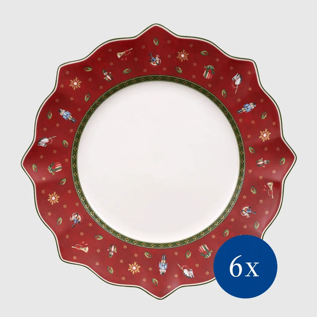 

Тарелка Toy's Delight Villeroy & Boch, красно-белый