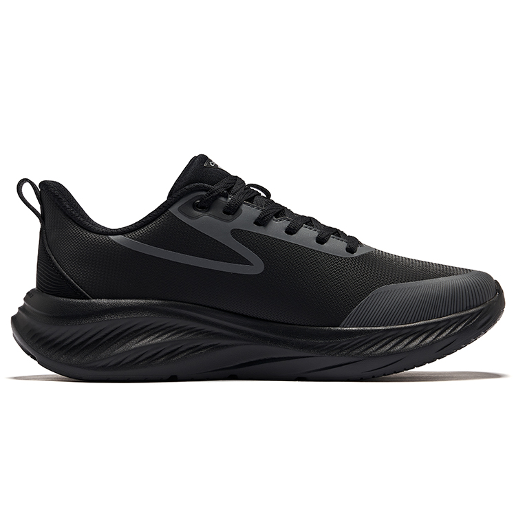 Erke Амортизирующие кроссовки Rebound Low топ повседневные беговые мужские Jet Black Carbon Gray, цвет Jet Black Carbon Gray — фото 2