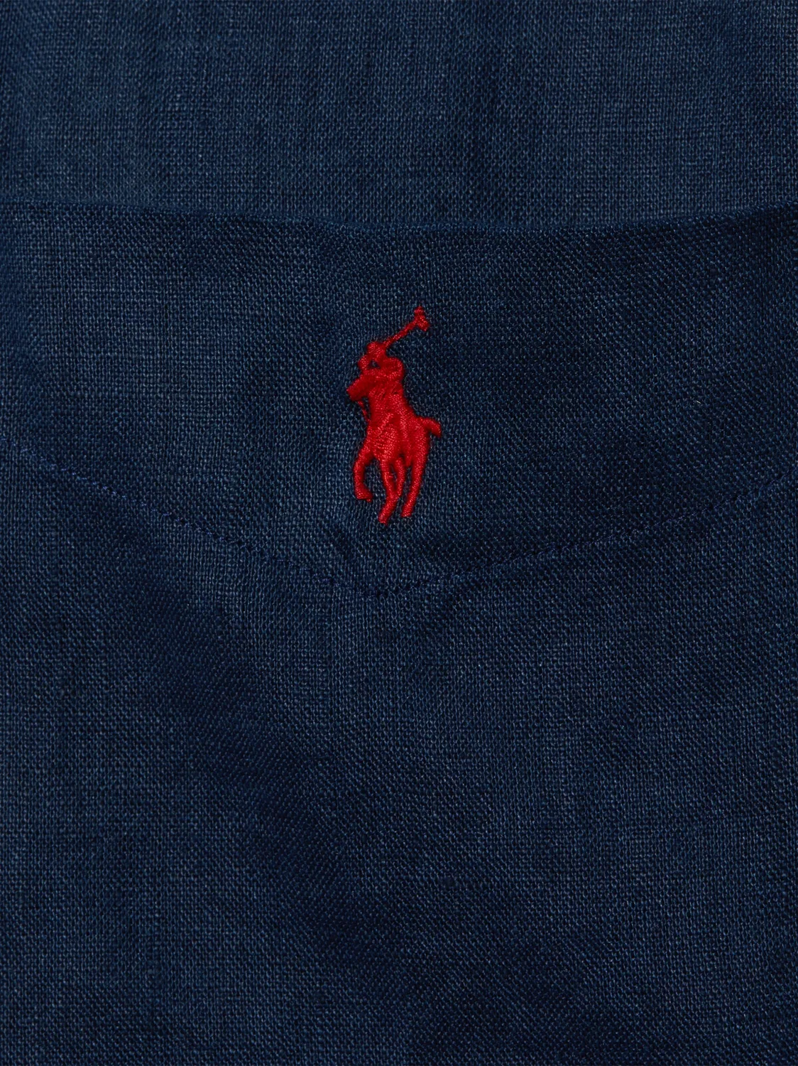 Рубашка на пуговицах стандартного кроя Polo Ralph Lauren, Marine Blue — фото 3