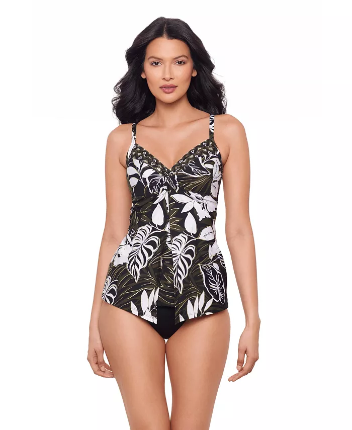 

Женский топ-танкини Elle Dorado Love Knot DD Miraclesuit, черный
