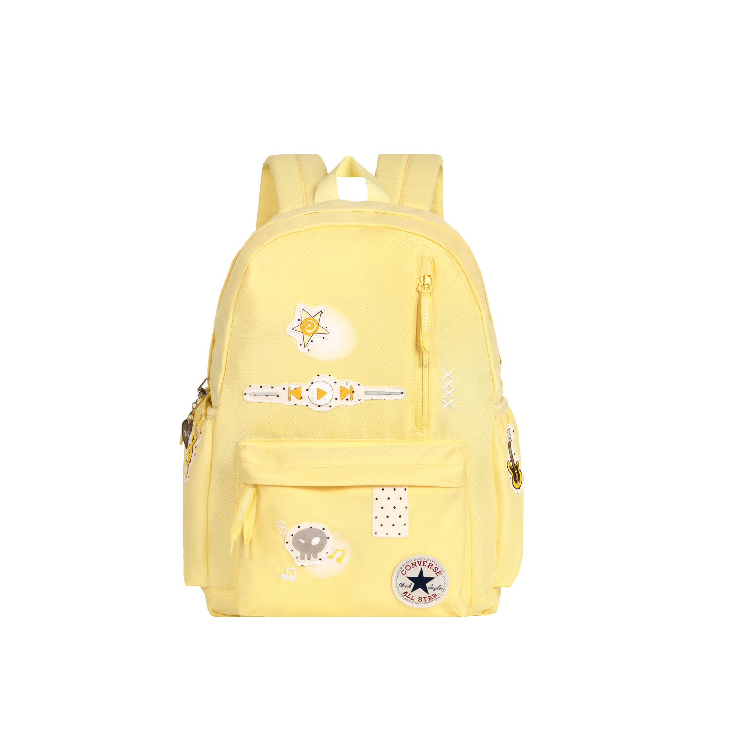 

Converse Полиэстеровый рюкзак унисекс яично-желтый и светло-голубой туман, Scattered Yellow