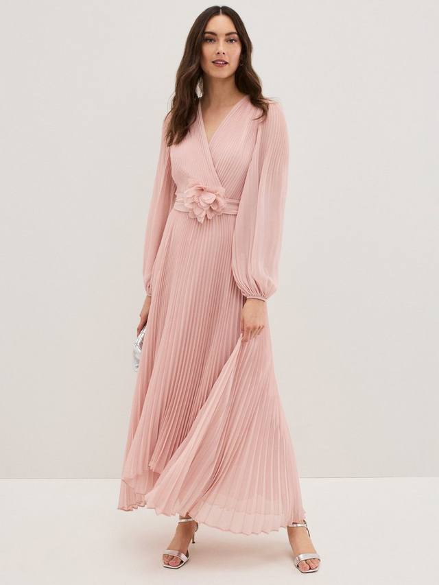 

Платье со складками на корсаже от айседоры Phase Eight, цвет Pale Pink