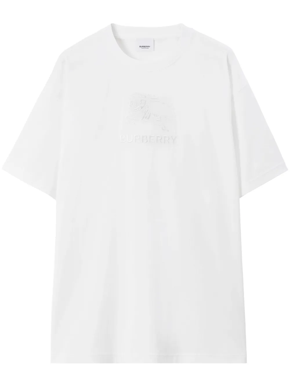 

Футболка с вышивкой EKD BURBERRY, белый