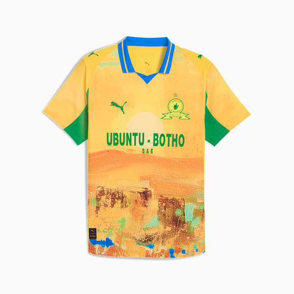 

Мужская футбольная майка Puma X Kidsuper Mamelodi Sundowns Authentic, желтый