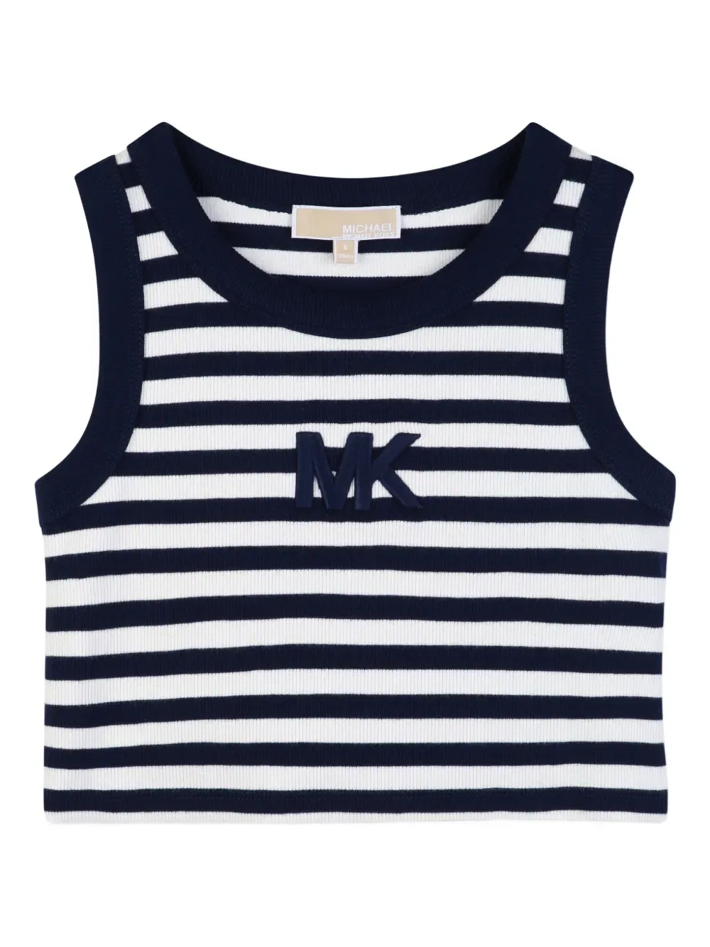 Полосатая майка Michael Kors Kids, белый