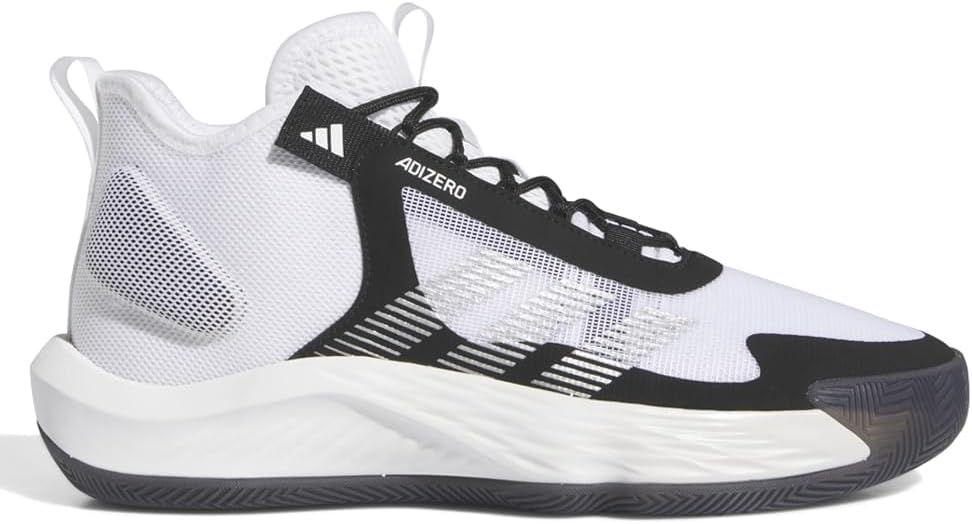Кроссовки Adidas Унисекс Взрослый Adizero Select Team, белый/черный — фото 2