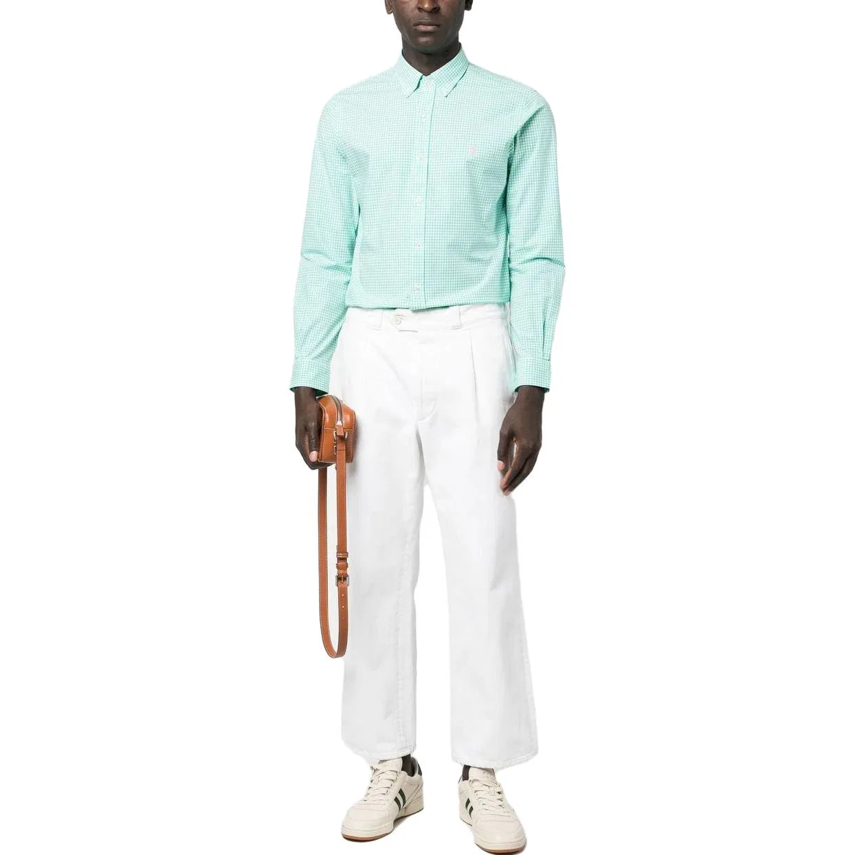 Рубашка мужская Green Polo Ralph Lauren — фото 3