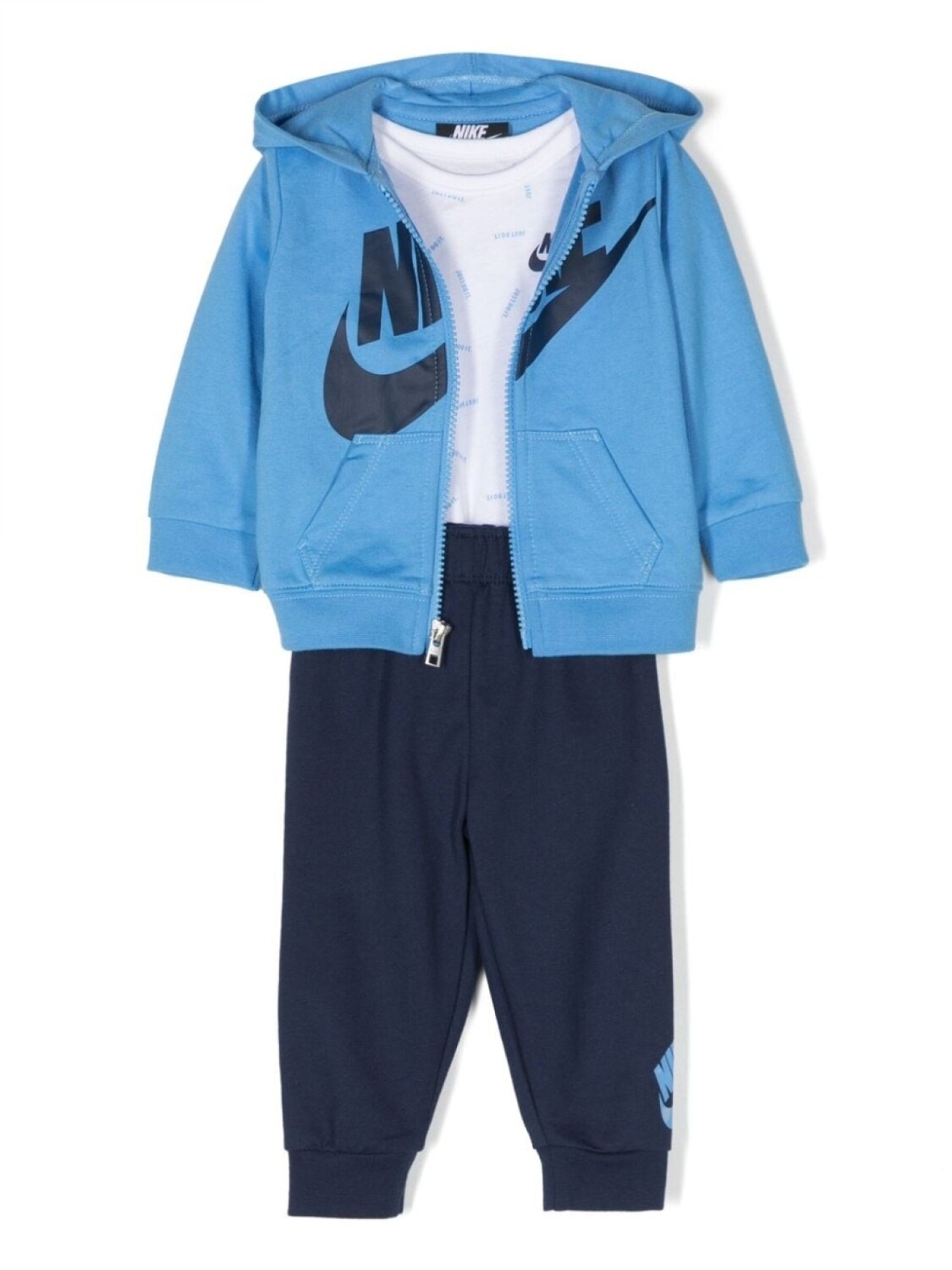 

Nike Kids спортивный костюм с капюшоном, синий