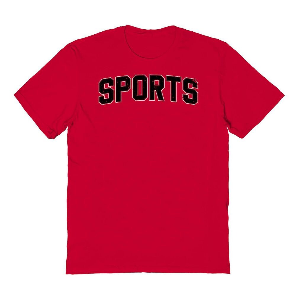 

Мужская спортивная футболка с рисунком Duke & Sons, цвет Red Black