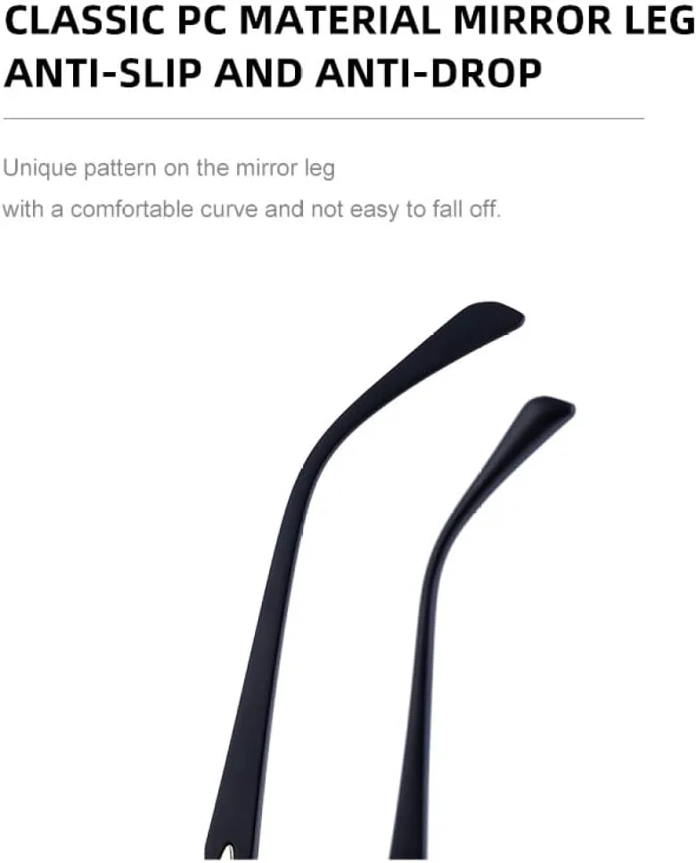 

MUTYNE Модные безрамочные солнцезащитные очки с обрезанными краями, мужские солнцезащитные очки для активного отдыха в квадратной оправе, женские элегантные очки, C5