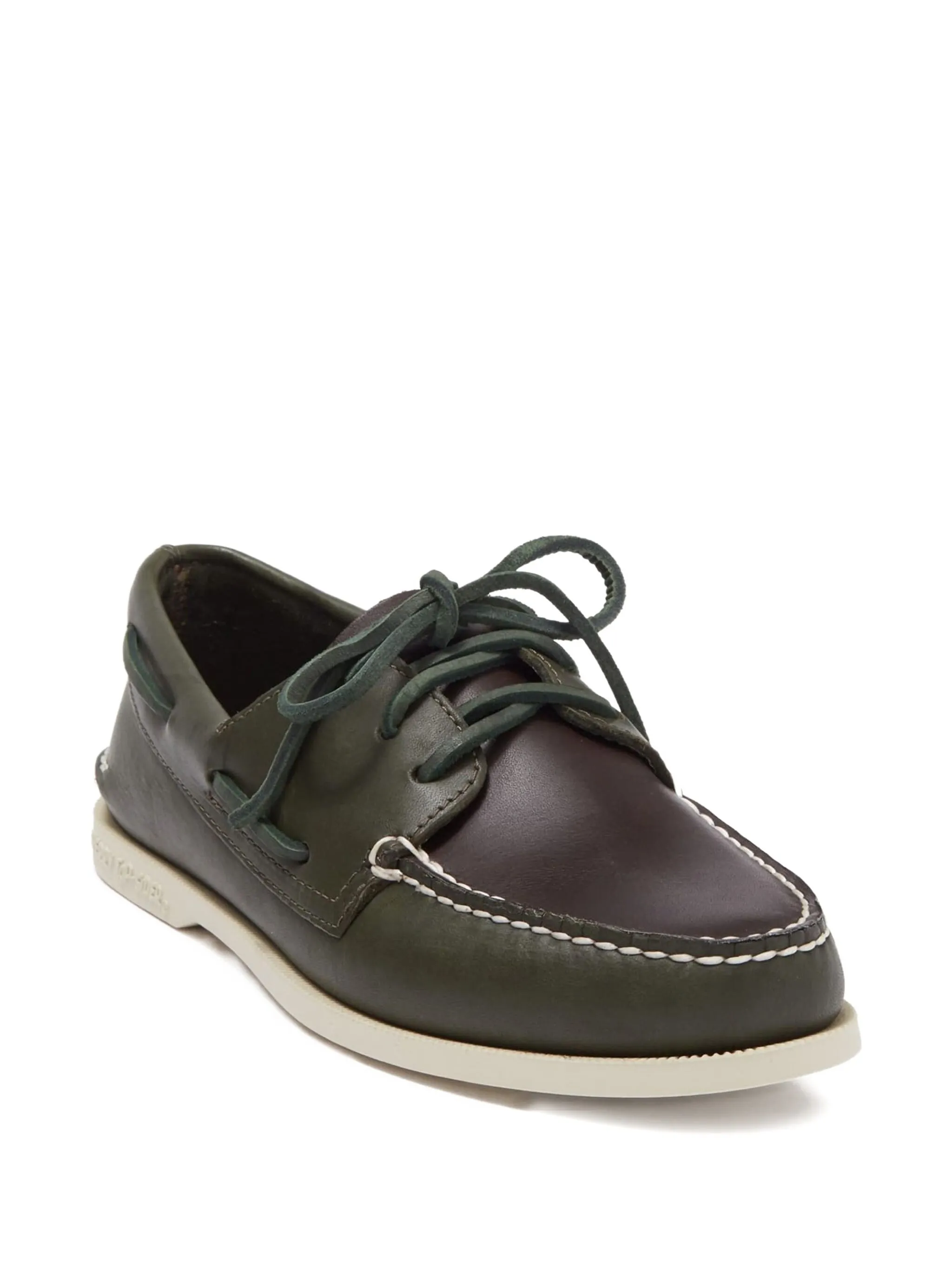 Топсайдеры A/O 3 Eye Sperry Top-Sider, зеленый — фото 2