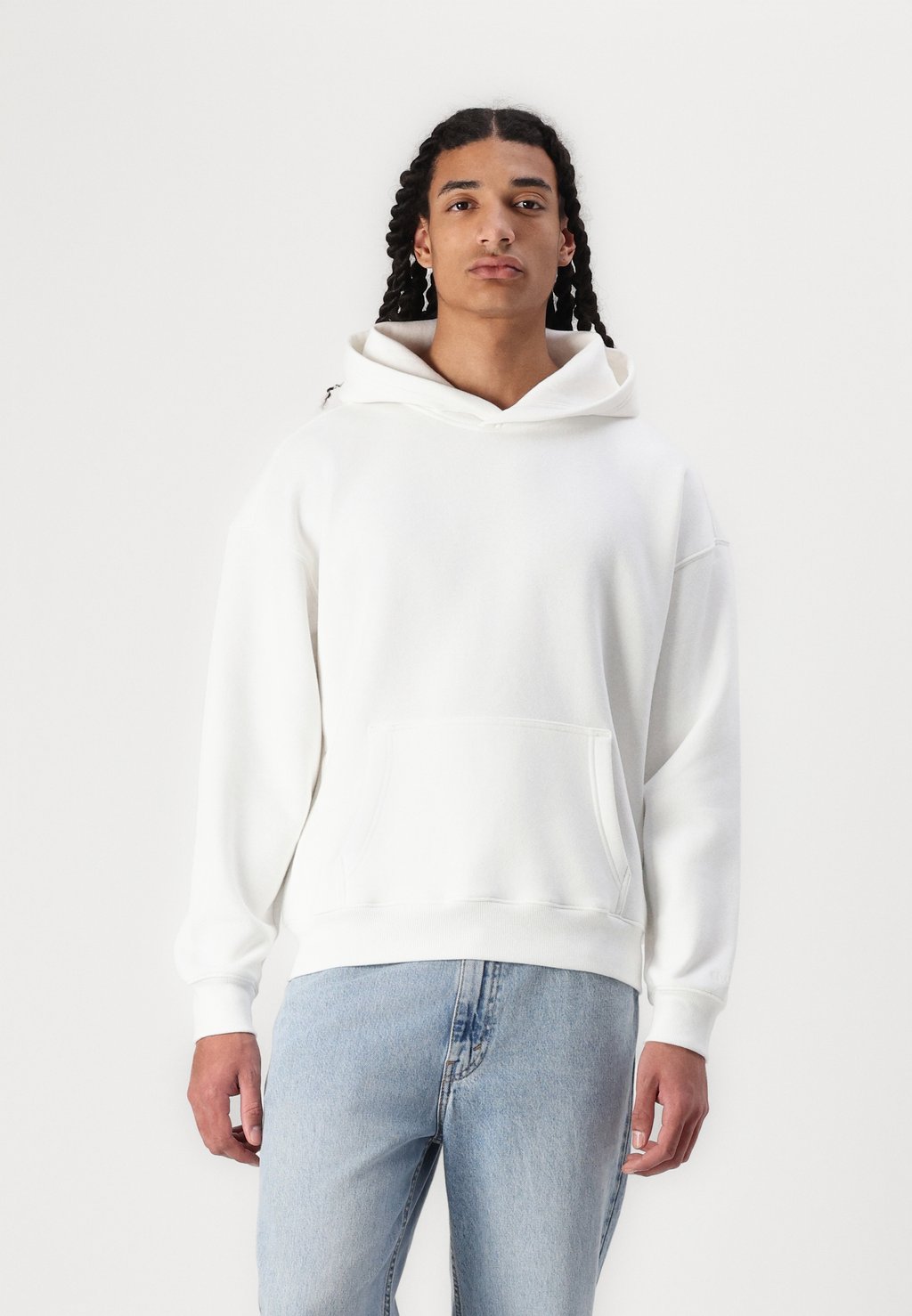 

Толстовка с капюшоном WEBEX BOXY - Sweatshirt Hollister Co., белый