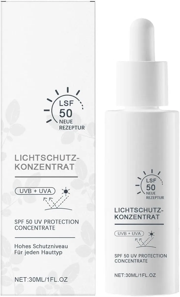 Солнцезащитный крем для лица легкий SPF 50 PA+++ Generic 30 мл белый