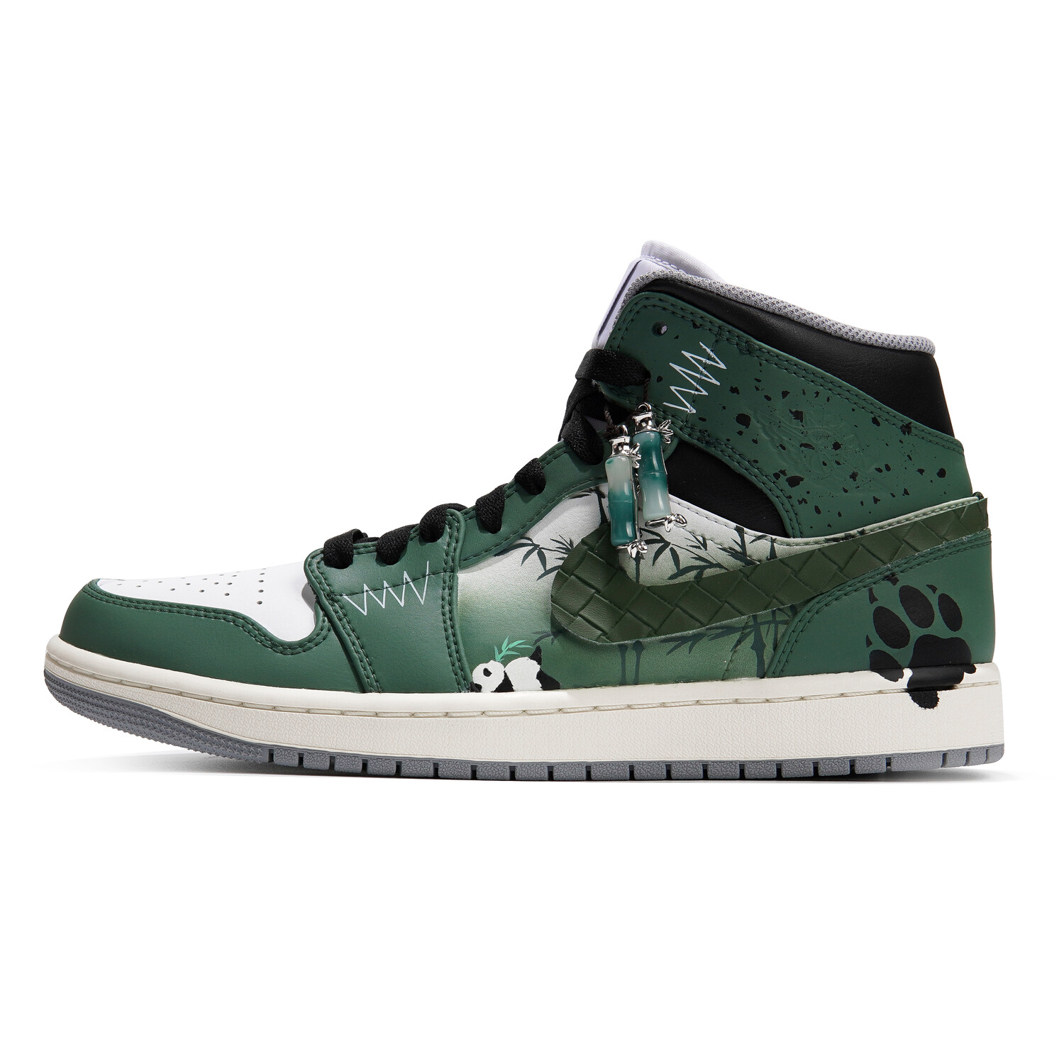 

Кроссовки Air JORDAN 1 Vintage Basketball Shoes Men High-Top White Green, Белый, Кроссовки Air JORDAN 1 Vintage Basketball Shoes Men High-Top White Green