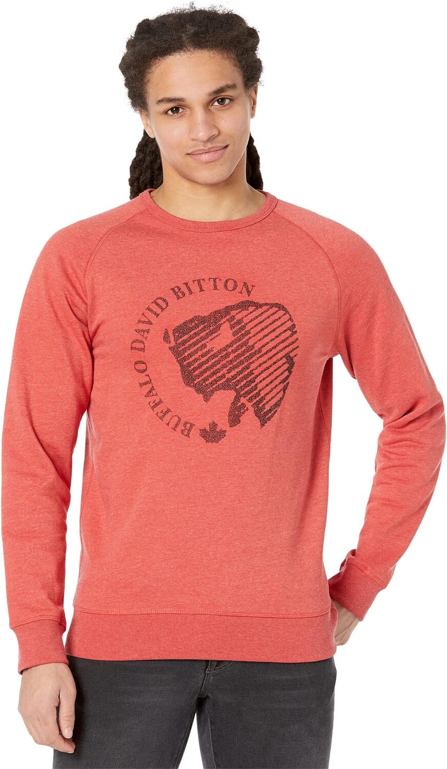 

Толстовка Buffalo David Bitton Fobomb, цвет Redwood