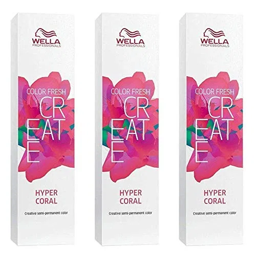 Прямой краситель для волос «Colour Fresh Create Hyper Coral» от Wella Wella