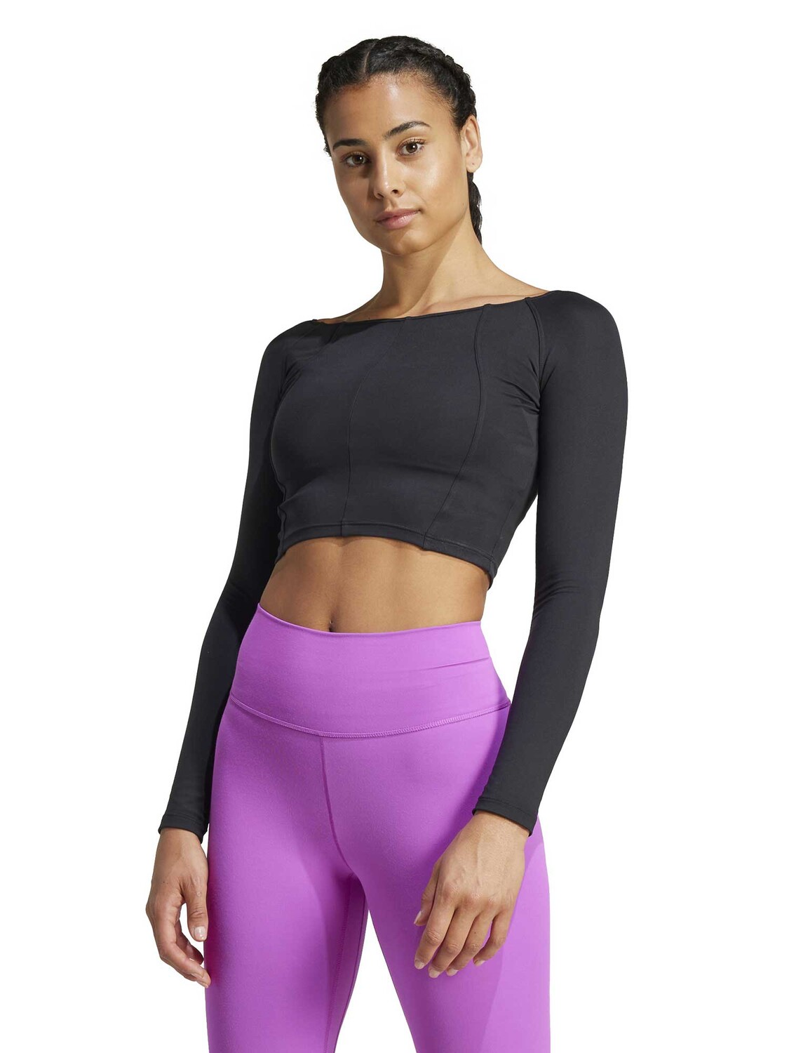 

Блуза Adidas Performance Yoga Long Sleeve Long-Sleeve Top, черный