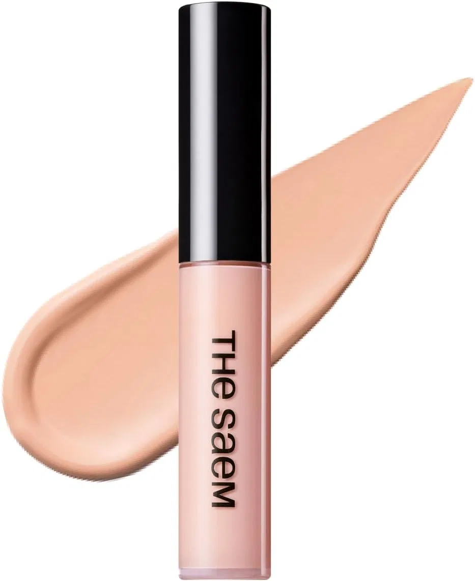 Консилер The Saem Cover Perfection Chip Concealer, жидкий, Peach Beige