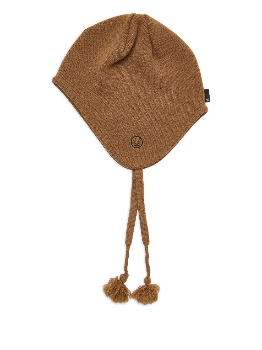 

Шерстяная шапка бини с кисточкой Undercover, коричневый