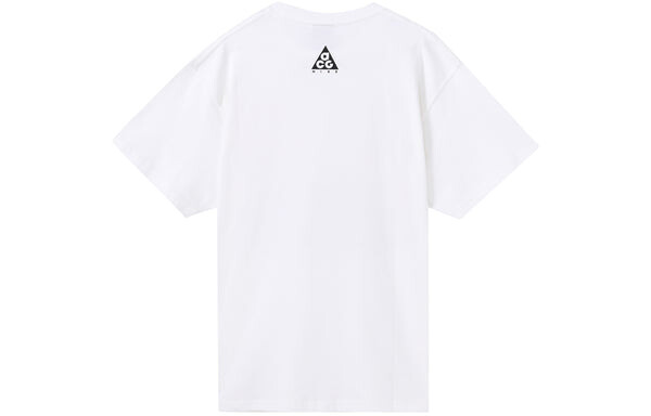Футболка acg алфавит печать athleisure casual sports короткий рукав Nike, белый — фото 2