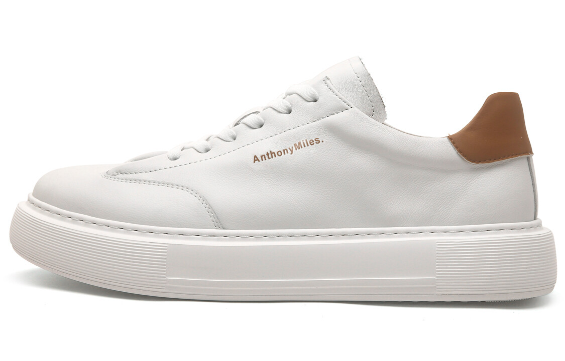 

Кроссовки Anthony Miles Skateboard Shoes Men Low-Top White, Белый, Кроссовки Anthony Miles Skateboard Shoes Men Low-Top White