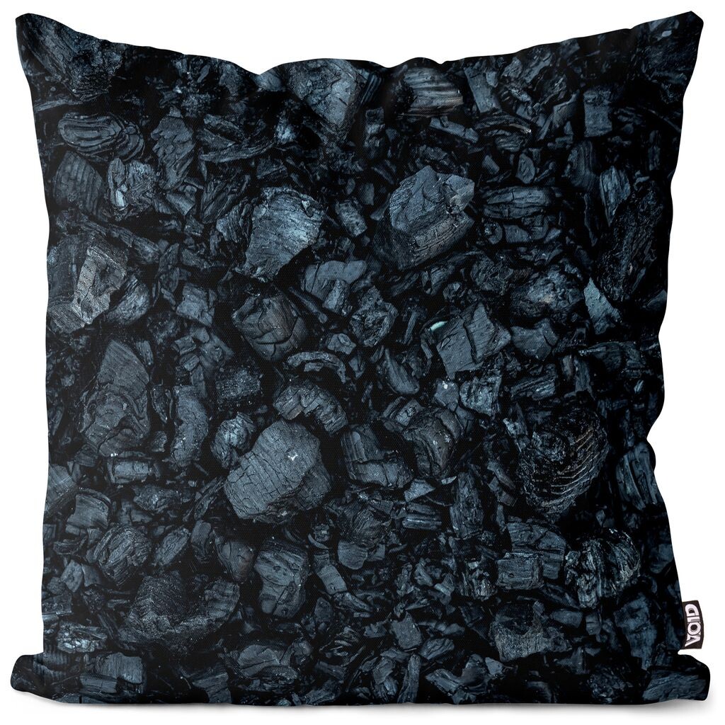 

Чехол для подушки VOID 80x80 см, черный/синий