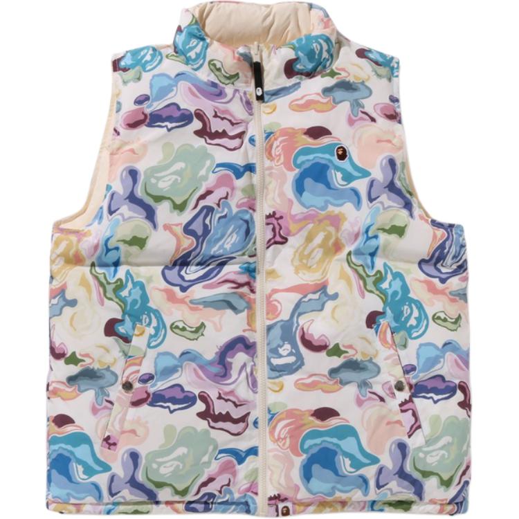 

Армейский камуфляж ART CAMO FW25 жилет мужской A BATHING APE, белый