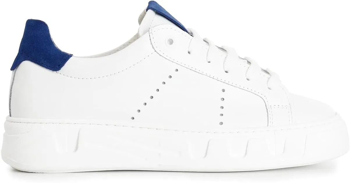КРОССОВКИ CAFèNOIR C1XN1018 LEDERS, Bianco Blu