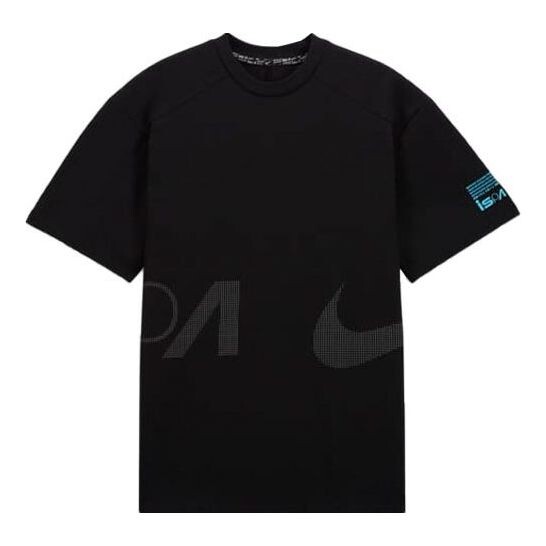 

Футболка Nike ISPA Short-Sleeve T-Shirt 'Black', черный