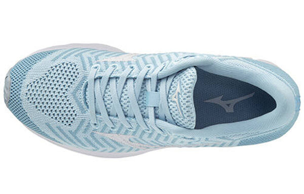Кроссовки waveknit r2 blue Mizuno, синий — фото 3