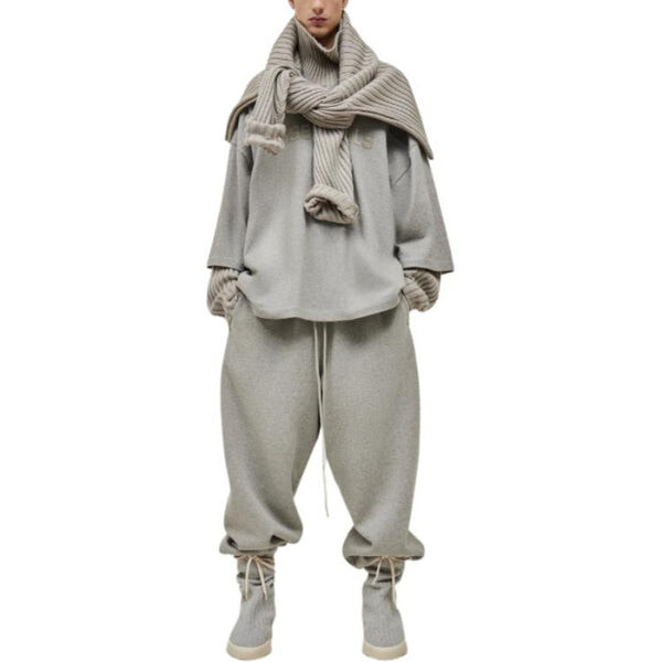 Футболка ss24 football t-shirt 'dark heather oatmeal' Fear Of God Essentials, коричневый — фото 3