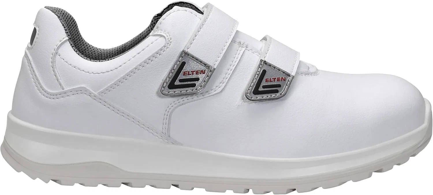 Защитная обувь ELTEN White Grip Low ESD S2, женская и мужская, текстильная, со стальным защитным носком, легкая, спортивная — фото 2